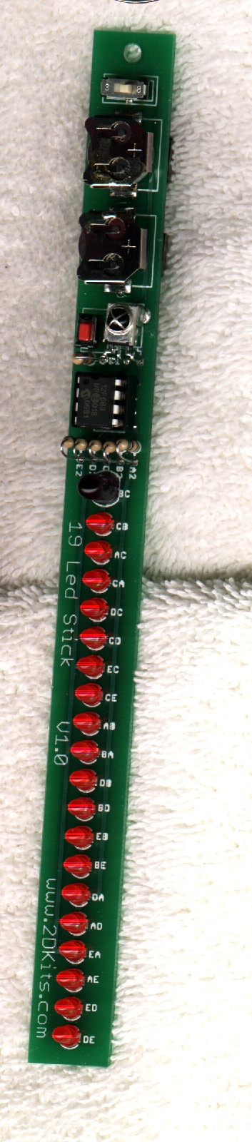 19 LED Stick Blinkie Kit - Click Image to Close