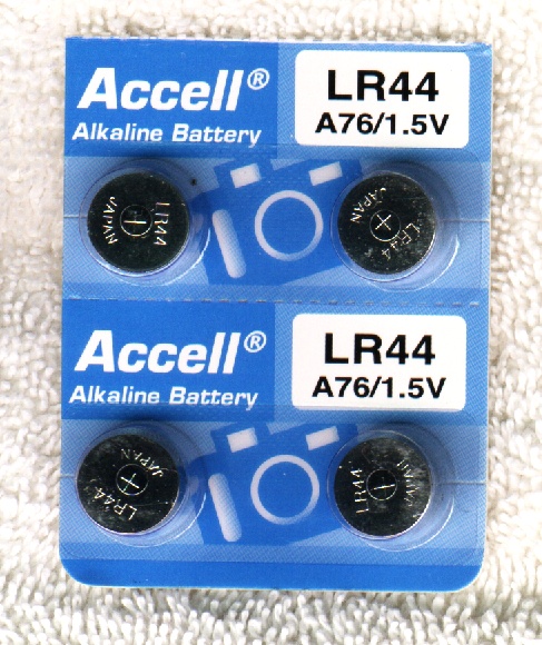 Batteries for blinkies (4 LR44) - Click Image to Close