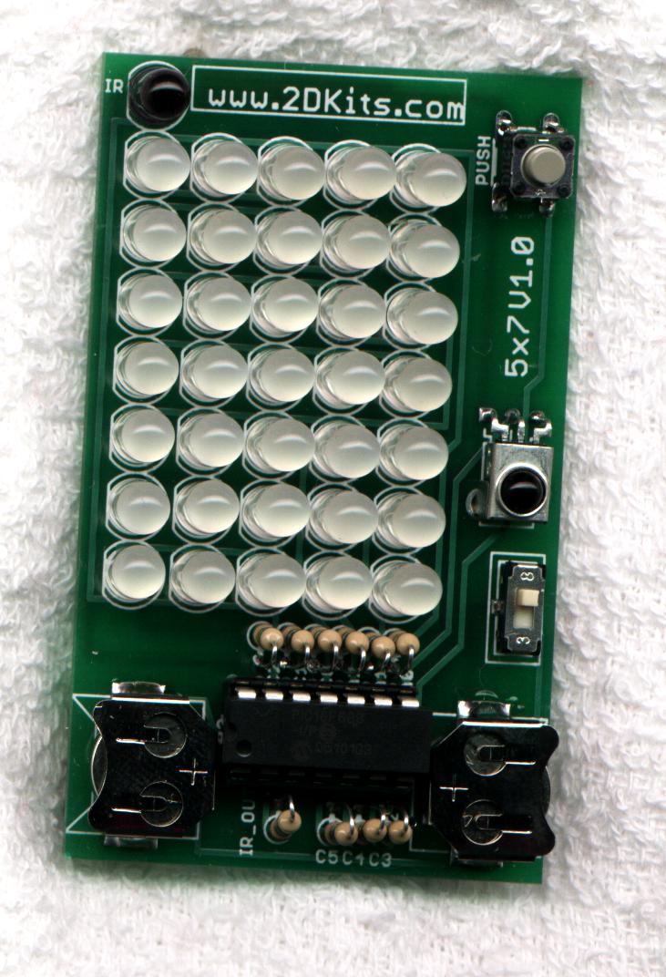 5x7 Matrix Blinkie Kit