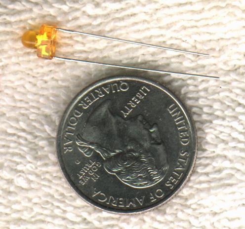 LED 3.5mm x 6mm rectangle amber /w 3mm dome LED 3.5mm x 6mm rectangle amber /w 3mm dome